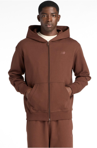 Худі чоловіче New Balance Athletics French Terry Full Zip