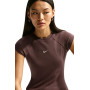 Футболка жіноча Nike W NSW CHILL KNIT RIB SS TOP