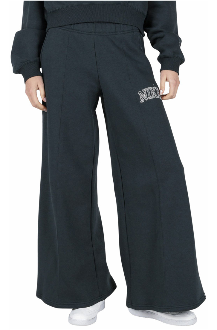 Брюки жіночі Nike W NSW PHNX FLC LOGO WIDE LEG