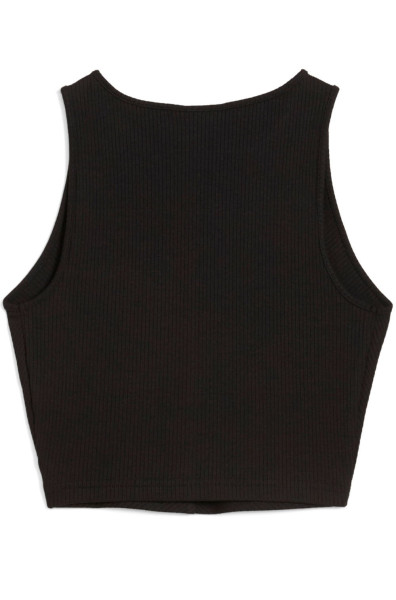 Топ жіночий Puma WARDROBE ESS Ribbed Crop Top