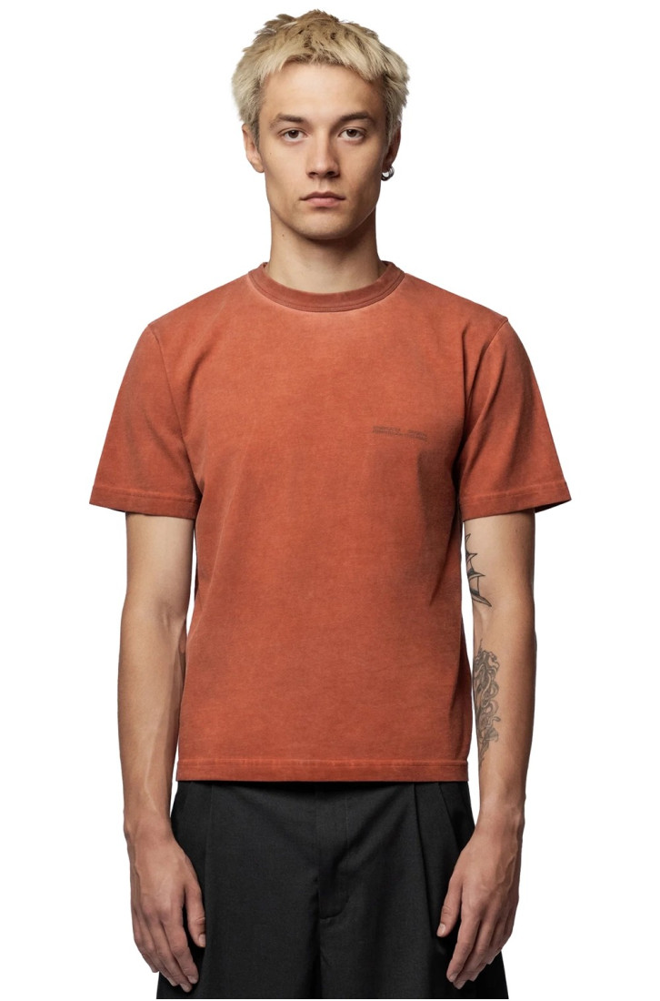 Футболка унісекс SYNDICATE Faded effect T-shirt Regular Terracotta
